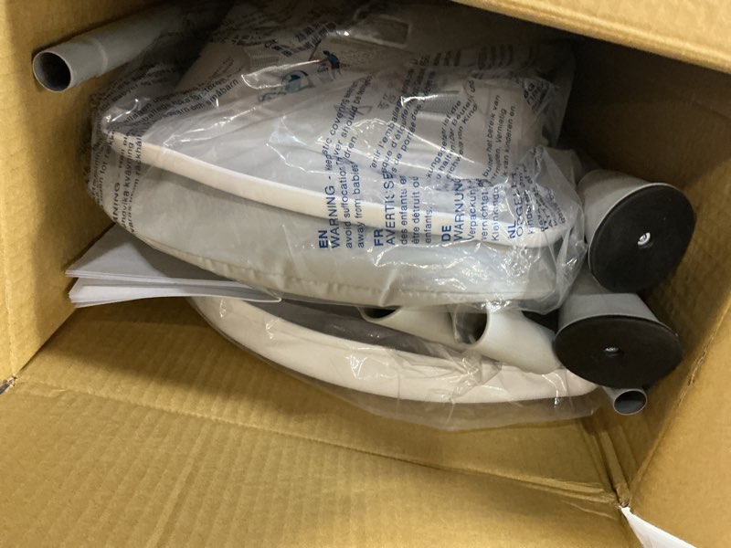 Condition photo showing Good Condition for dream on me portable 2-in-1 tabletalk high chair, convertible compact high chair, light weight portable highchair, grey gray