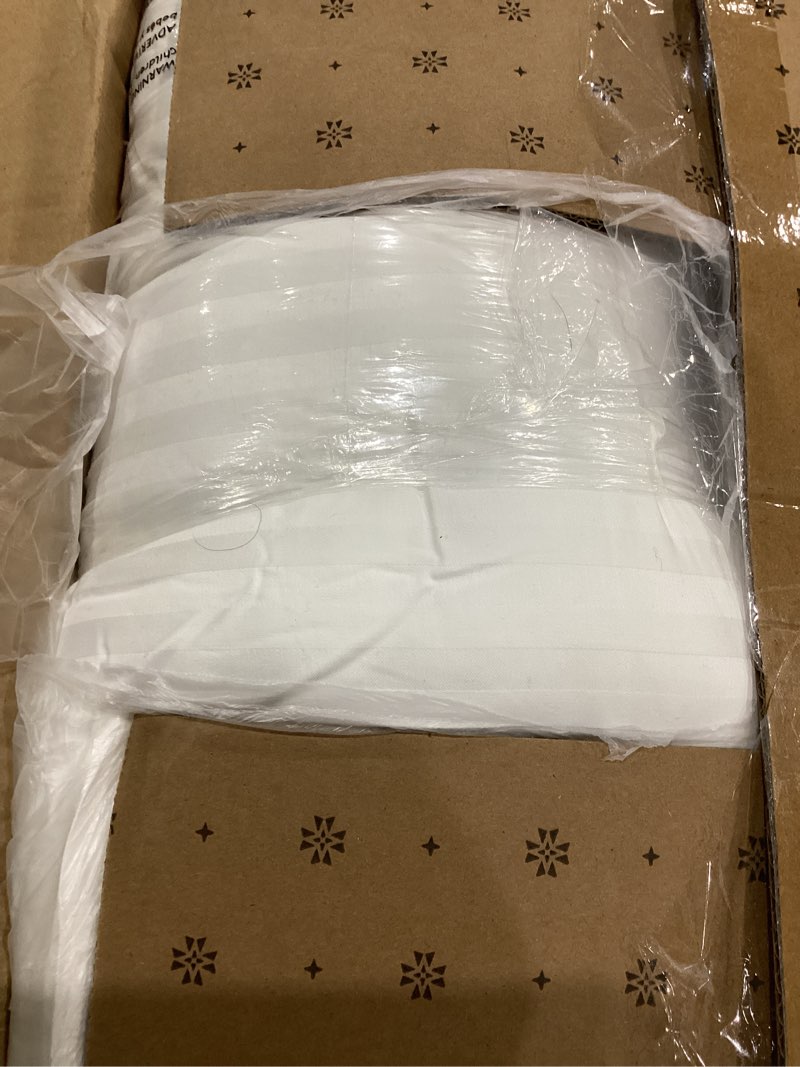 Condition photo showing As Is for Beckham Hotel Collection Bed Pillows Standard/Queen Size Set of 2 - Original Soft Down Alternative Pillow for Sleeping - Soft Support for Back, Stomach or Side Sleepers Queen / Standard White