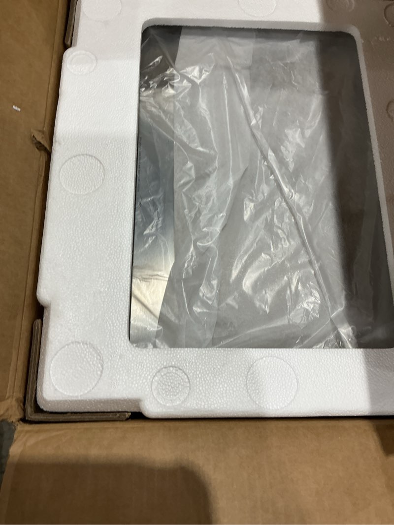 Condition photo showing Good Condition for simpli-magic 50 liter / 13.2 gallon soft-close, smudge resistant trash can with foot pedal and built in filter- stainless steel, sleek finish silver