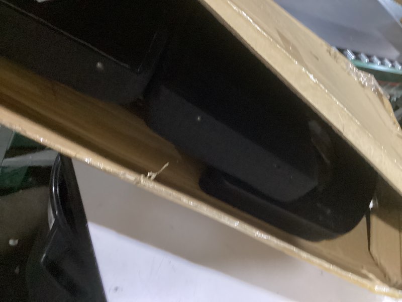 Condition photo showing As Is for Predawn Adjustable Ergonomic Kneeling Chair – Custom Height Rocking Posture Stool with Thick Cushions, Solid Wood Frame, Knee Support Seat for Adults, Office or Meditation Use (Onyx Black)