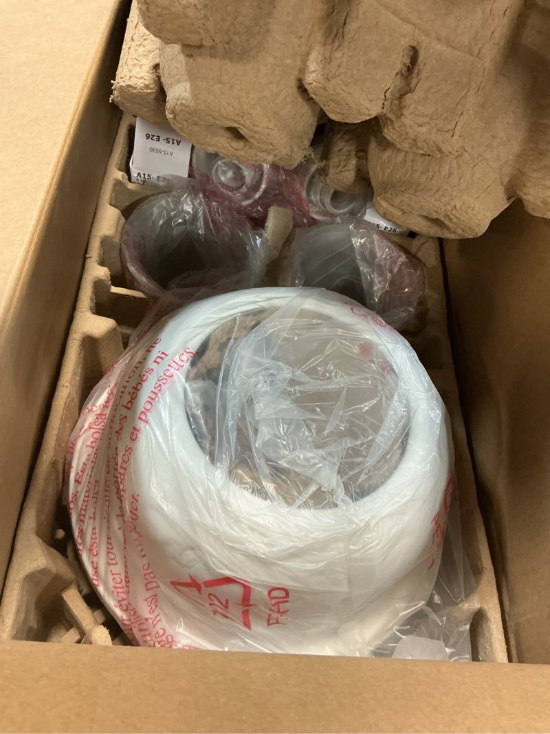 Condition photo showing Good Condition for harbor breeze centreville 52-in white with white/blonde blades led indoor flush mount ceiling fan with light (5-blade)