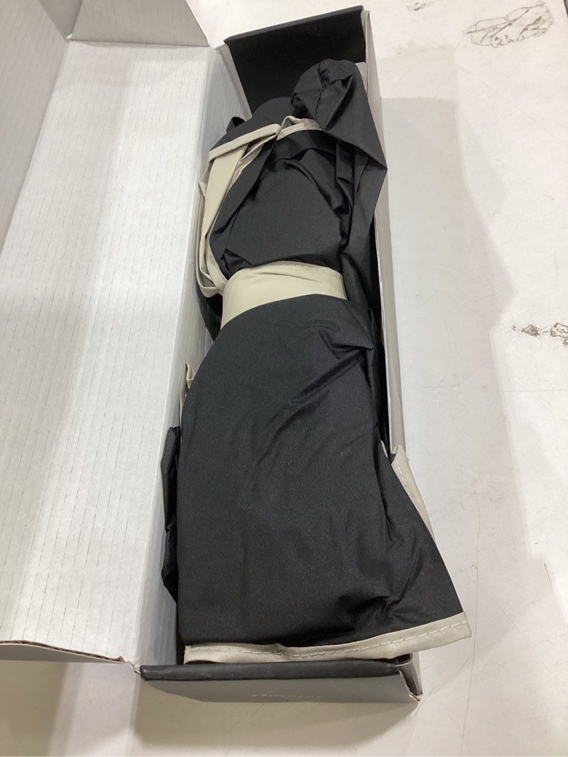 Condition photo showing New/Like New for [upgraded] nmoiss windshield sun shade umbrella - [vinyl coating heat shield] protect car from sun rays & heat damage keep cool and protect interior, spring structure edge medium 56" l x 31" w medium (56" l x 31" w)