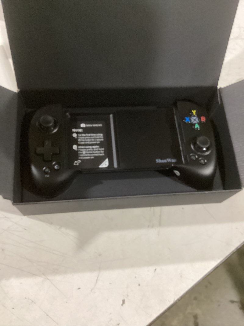Condition photo showing New/Like New for shanwan mobile game controller for iphone/android with phone case support, bluetooth wireless gamepad - ps remote play, xbox cloud, steam link, geforce now, mfi arcade games-long battery life for iphone&android black4