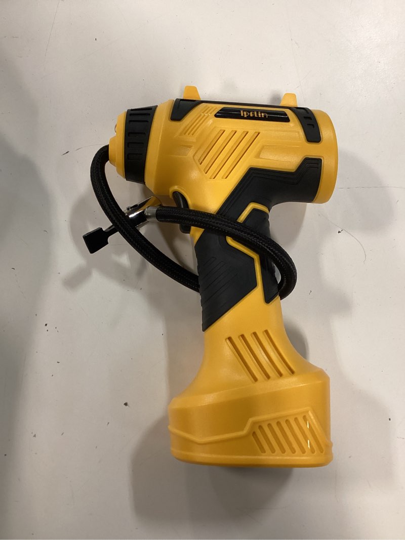 Condition photo showing New/Like New for tire inflator portable air compressor - corded/cordless tire inflator