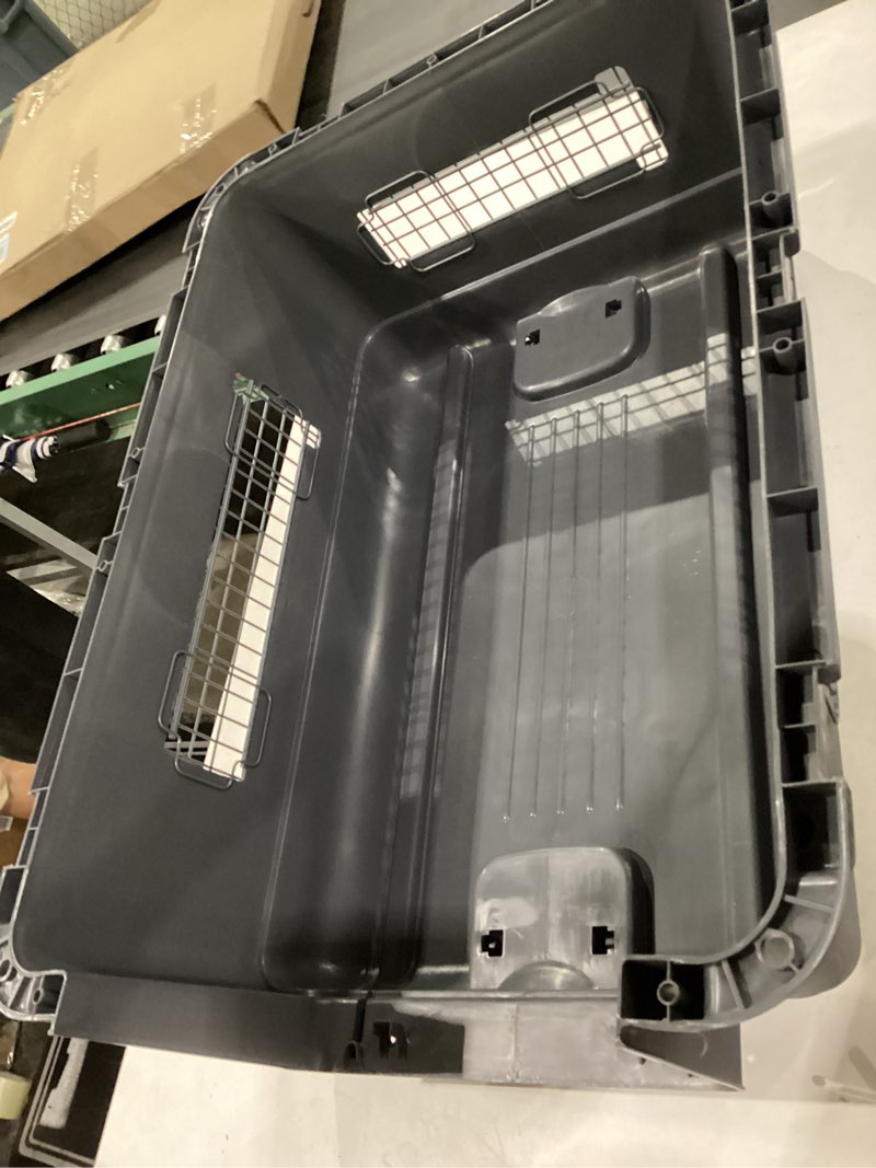 Condition photo showing Good Condition for sportpet designs plastic airline approved kennels wire door travel dog crate, large