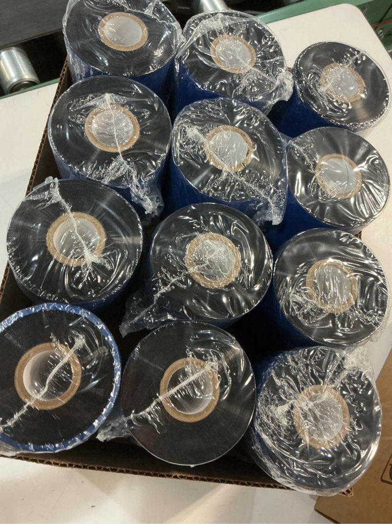 Condition photo showing New/Like New for 4.17 x 1476 thermal transfer ribbon 106x450 wax 24 rolls compatible with zebra