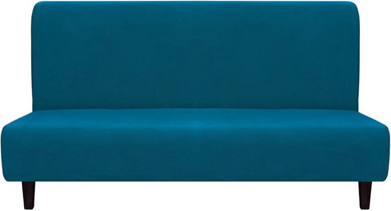 Easy-Going Fleece Stretch Sofa Slipcover Spandex Anti-Slip Soft Couch Sofa Cover, Armless Washable F