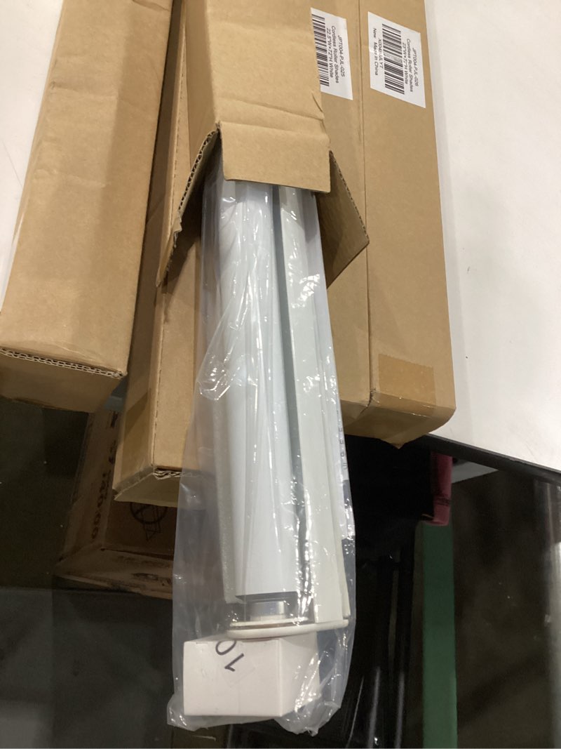 Condition photo showing New/Like New for LazBlinds No Tools No Drill Cordless Roller Shades, 100% Blackout Blinds for Windows, Thermal Insulated UV Protection Roll Up Blinds for Windows, 42" W x 72" H, White White 42" W x 72" H