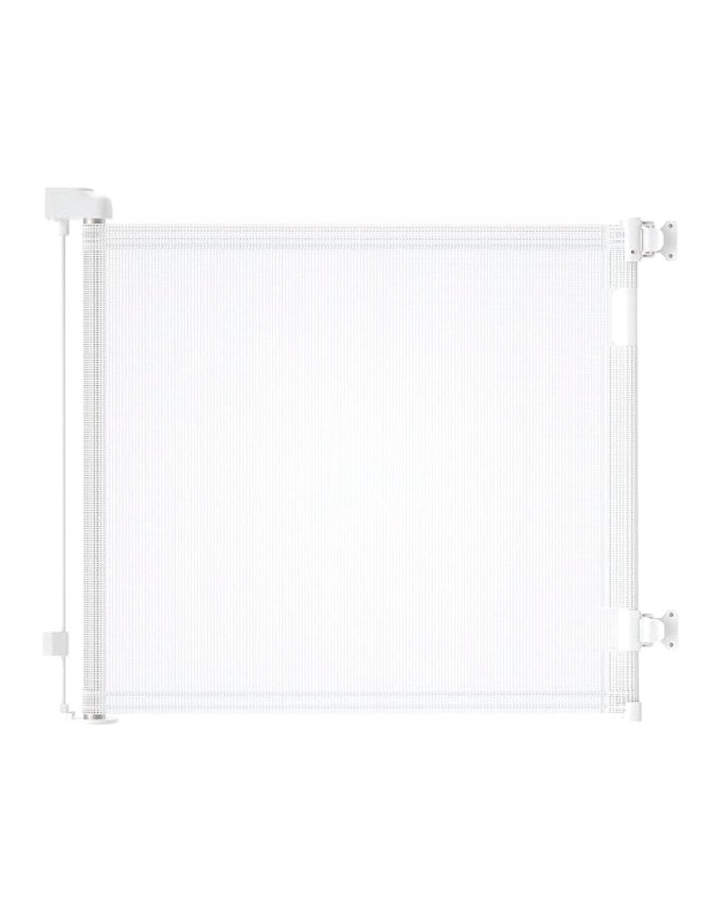 Veraste Retractable Baby Gate for Doorways and Stairs, Mesh Safety Gate for Pet, Indoor & Outdoor Us