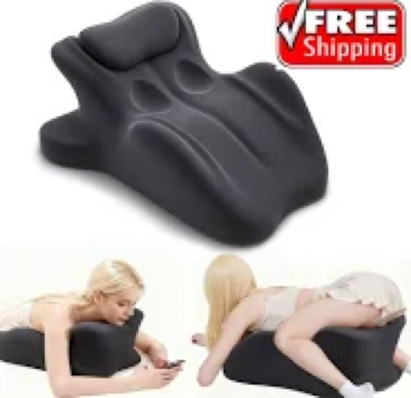 qyswskj couples pillow -sweet spot pillow adopts a 27° lift creates the perfect angle, multi-functio