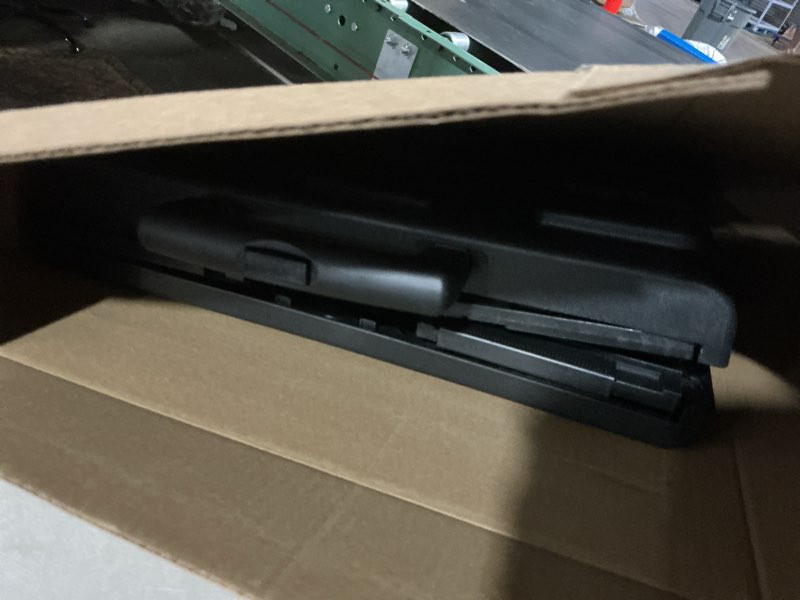 Condition photo showing As Is for Olympia Tools 85-010 Grand Pack-N-Roll Portable Tools Carrier with Telescopic Handle, 80 Lb. Load Capacity, Black