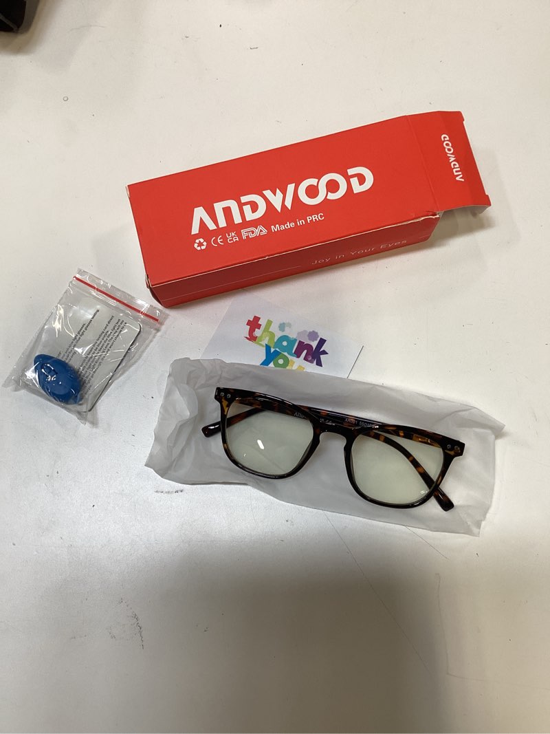 andwood blue light blocking glasses women men computer small face frame bluelight blocker teens square frame tortoise shell