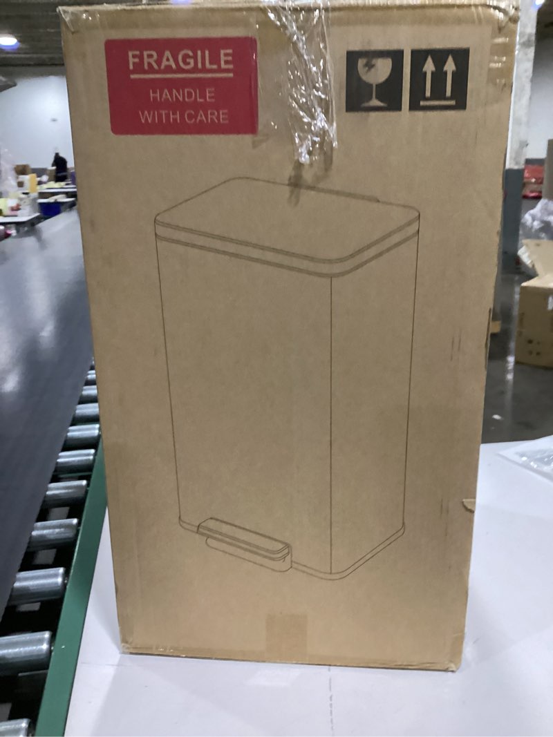 Condition photo showing Good Condition for SIMPLI-MAGIC 50 Liter / 13.2 Gallon Soft-Close, Smudge Resistant Trash Can with Foot Pedal and Built