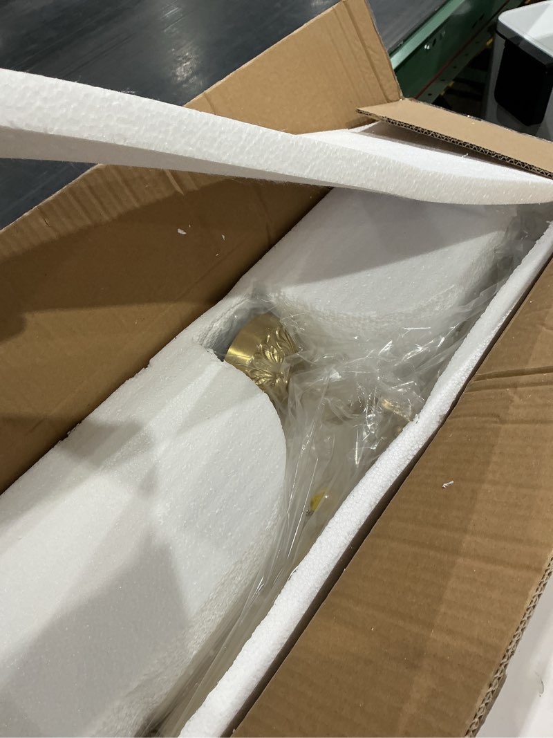 Condition photo showing Good Condition for aiwen led vanity light fixture 12w 27.95 inch bath vanity lights with pc lamp shade retro artwork picture lighs wall sconces for dressing bathroom lighting 3 color temperature brass gold(3 color temperature) 12w/27.95inch