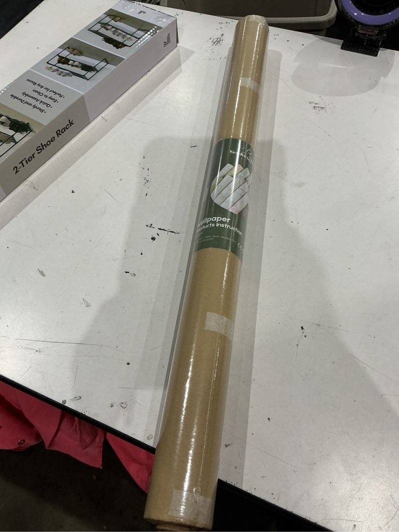 Condition photo showing Good Condition for yenhome 30"x118" vintage green velvet wallpaper peel and stick dark green velvet peel and stick wallpaper textured for bedroom self adhesive felt fabric wall paper contact paper for cabinets drawers 30" x 118" emerald green