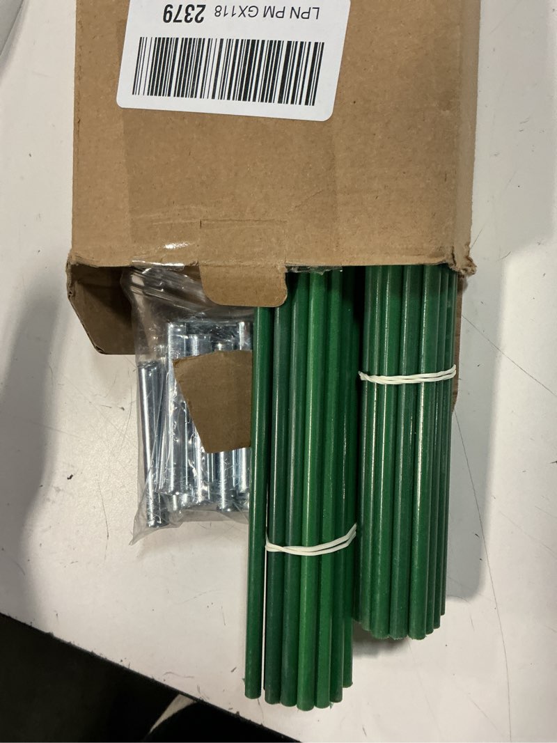 Condition photo showing Good Condition for maxpace greenhouse hoops for diy 2.8ft or wider grow tunnel, rust-free fiberglass support hoops frame for garden fabric, diy plant support garden stakes, gardening supplies, 50pcs 50pcs l (for width: 2.8' and up)