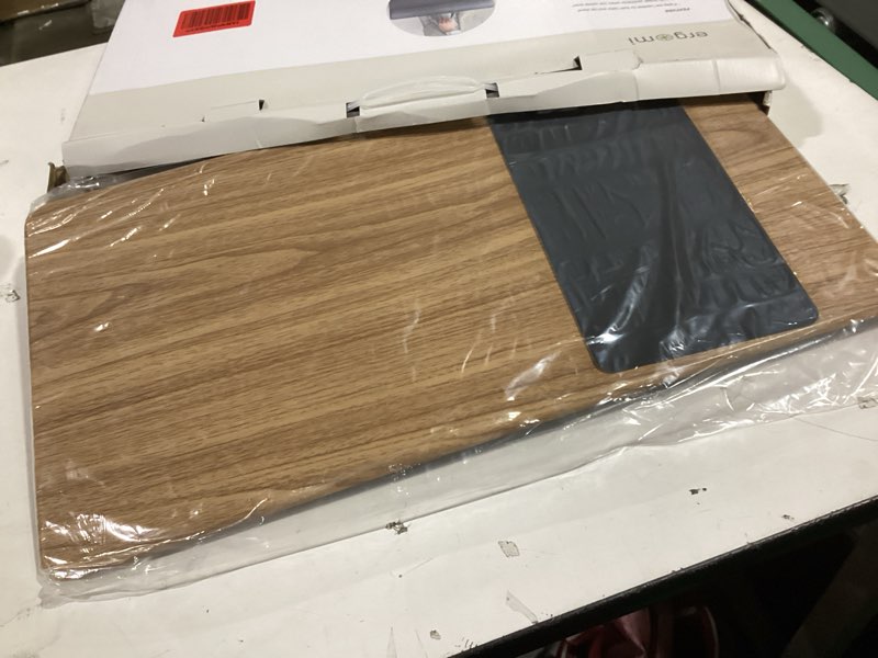 Condition photo showing Good Condition for Lap Desk with Soft Cushion and Wrist Rest – Portable Laptop Desk for Bed, Couch & Home Office, Removable Mouse Pad & Anti-Slip Strip for 17 inch Laptop (Large, Wood Pattern) Large-Wood Pattern
