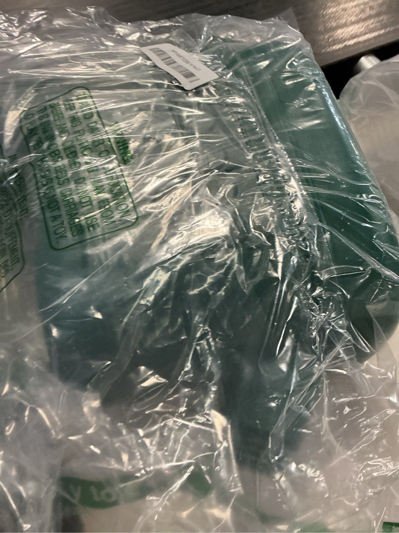 Condition photo showing New/Like New for 2 gallon watering can, garden watering can outdoor, plant water can with removable long spout and stainless steel sprinkler head, large plastic outdoor watering cans for gardening flower plants alpine green 2 gallon