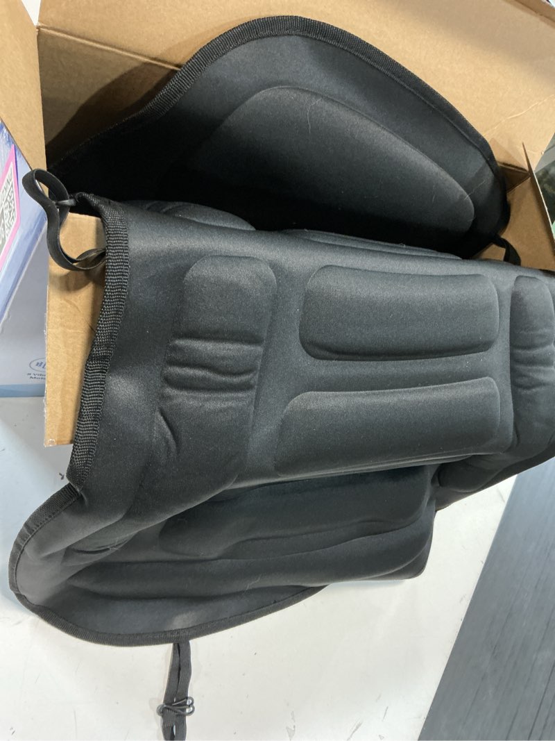 Condition photo showing Good Condition for JOJOPEPE Heated Massage Seat Cushion with Remote Control, 8 Vibration Motors Chair Back Massager, Heat Therapy, Black