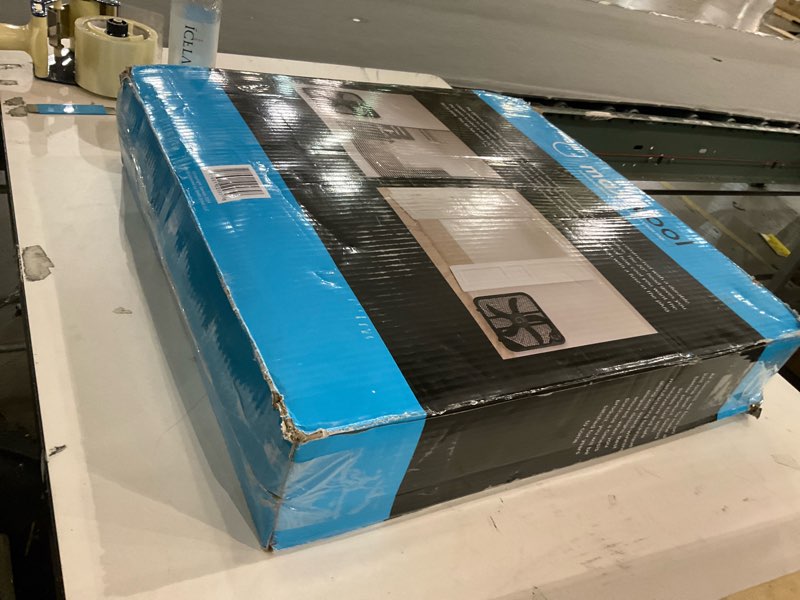 Condition photo showing As Is for Genesis 20" Box Fan, 3 Settings, Max Cooling Technology, Carry Handle, Black (G20BOX-BLK)