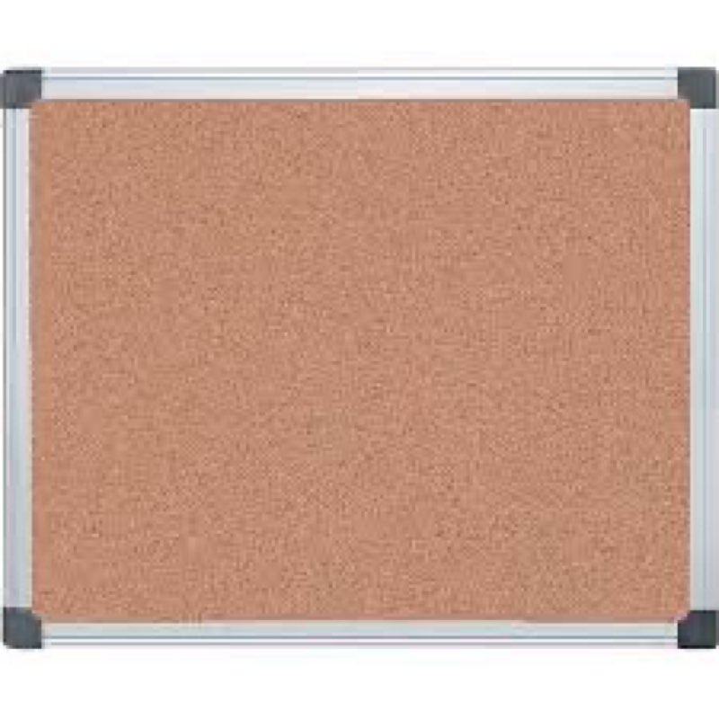 MasterVision® Value Cork Bulletin Board with Aluminum Frame, 24" x 36", Silver (BVCCA031170)