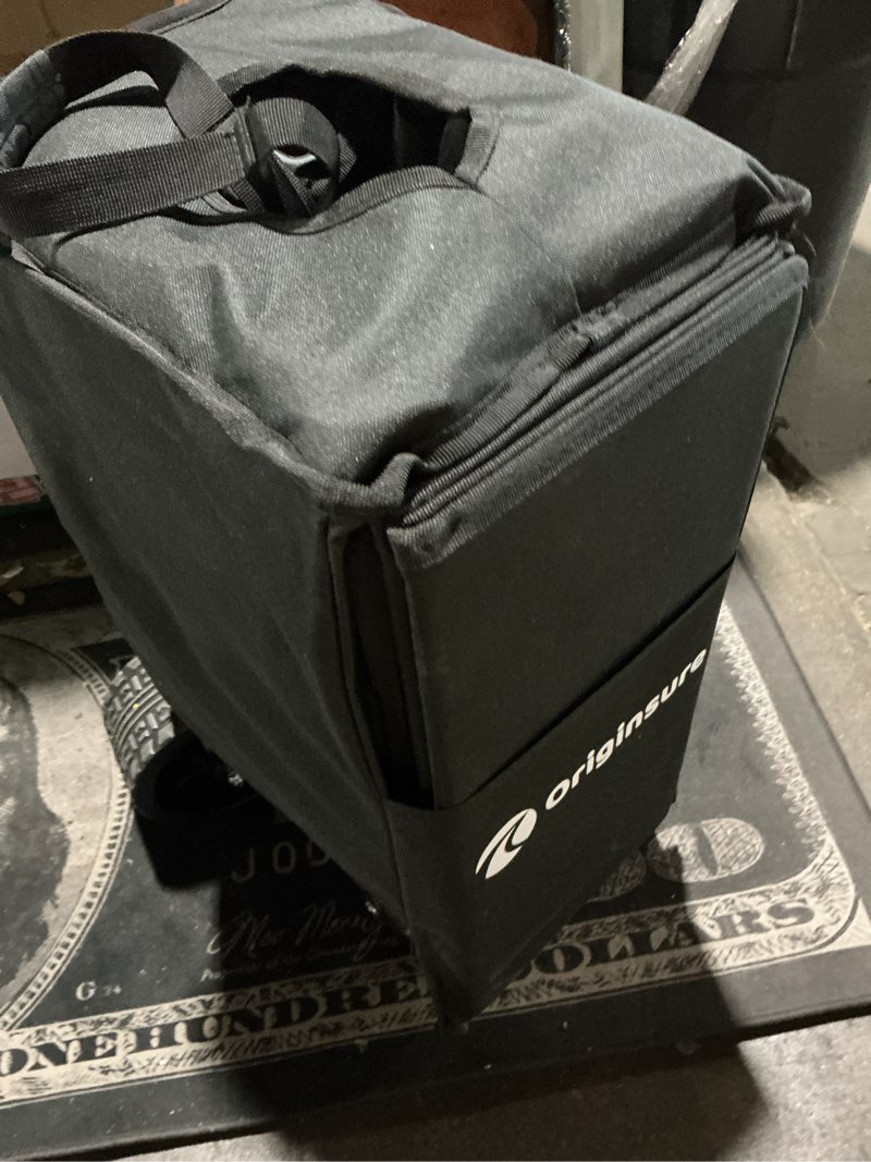 Condition photo showing Good Condition for 48" l collapsible wagon cart foldable, 560lbs weight capacity 300l heavy duty folding beach wagons with big all-terrain wheels, utility carts for groceries, shopping, camping, sports - black