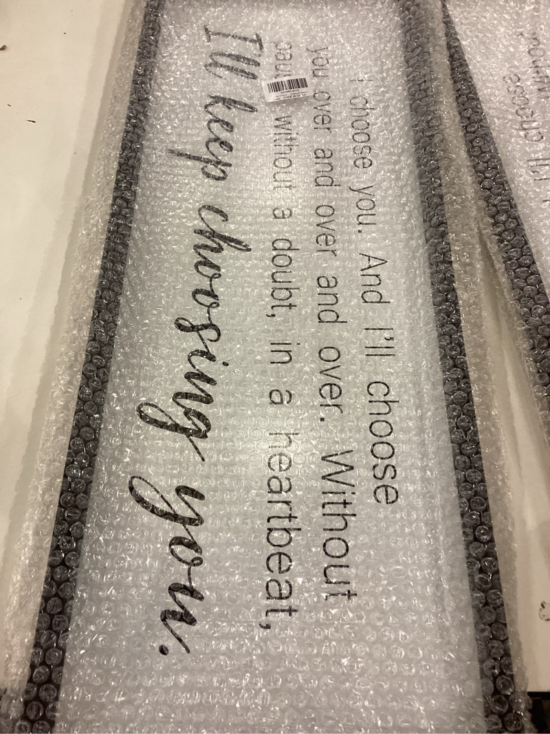 comurdyo Love Theme Quotes I'll Keep Choosing You Sign 32"X12" Rustic Farmhouse Large Master Bedroom