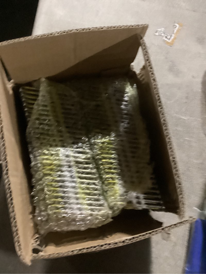 Condition photo showing Good Condition for Therwen Framing Nails, 21 Degree, Flat D Head, Galvanized, Ring Shank, Plastic Row Fixed, 21 Degree Framing Nails for Use in All Pressure Treated Lumber (1000 Count,2-1/2 Inch X 0.131 Inch)