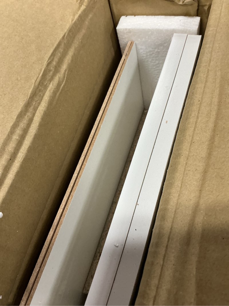 Condition photo showing Good Condition for Furinno LUDER Book Shelf, 7-Cube Bookshelf, Bookcase, 9.4 x 19.5 x 41.7, for Living Room, Bedroom, Home Office, White White 7-Cube