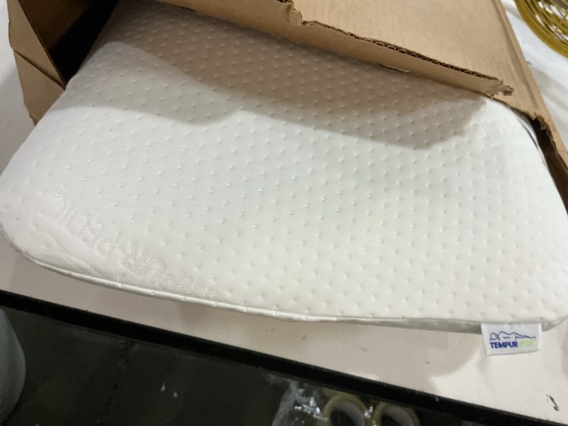 Condition photo showing As Is for tempur-pedic memory foam symphony pillow luxury soft feel, standard, white 1