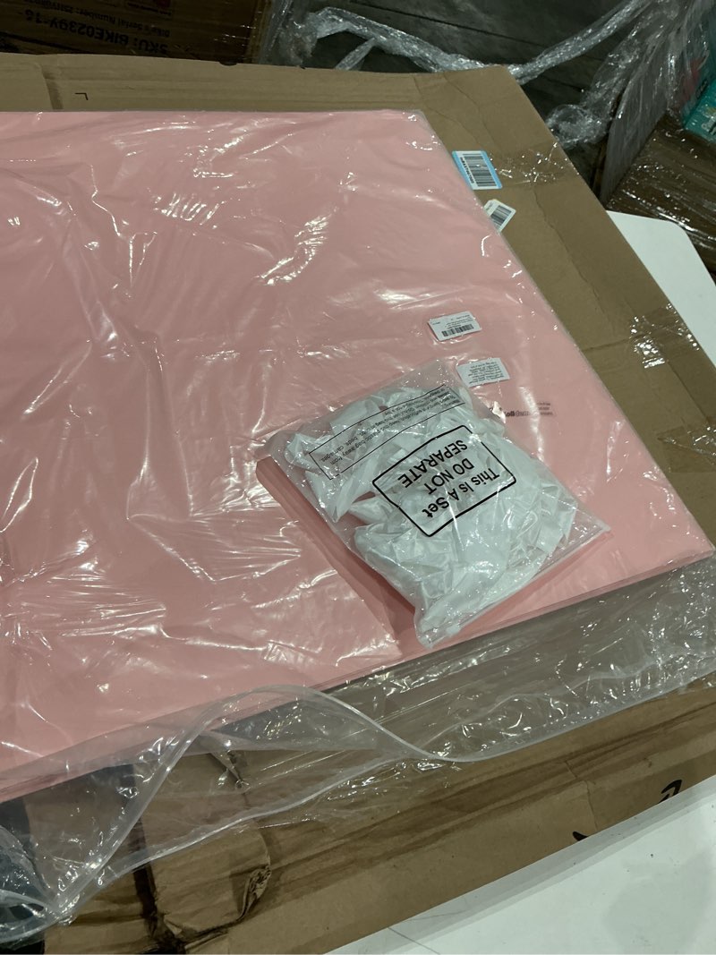 Condition photo showing Good Condition for kolldenn extra large gift box with lid 28x28x28, giant jumbo pink gift boxes with bow balloon and ribbon for gender reveal birthday big presents special celebrations anniversary wedding