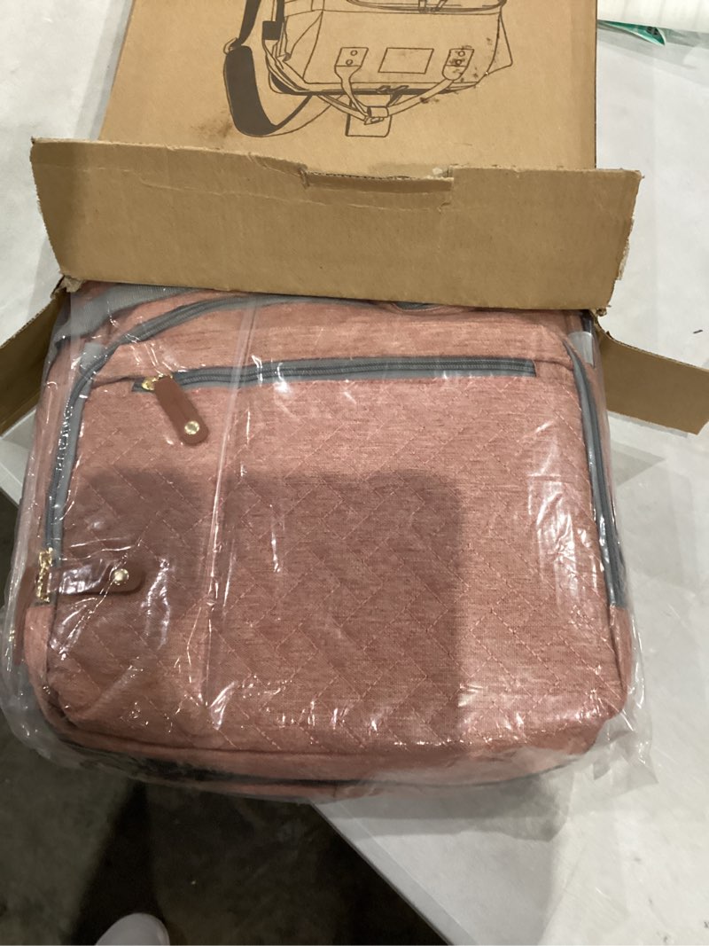 Condition photo showing New/Like New for Baby Diaper Bags with Changing Station, Waterproof Diaper Bag Backpack for Moms Dads with USB Charging Port, Baby Shower Gifts, Large Capacity diaper backpack, Pink