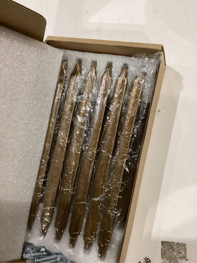 Condition photo showing New/Like New for Goo-Ki 6 Pack 7-1/2 Inch ?192mm? Hole Center Cabinet Pulls Antique Brass Zinc Alloy Kitchen Drawer Pulls Drawer Handles 7.9 Inch Length 2202-GT-192 7-1/2 Inch Hole Centers Antique Brass 6