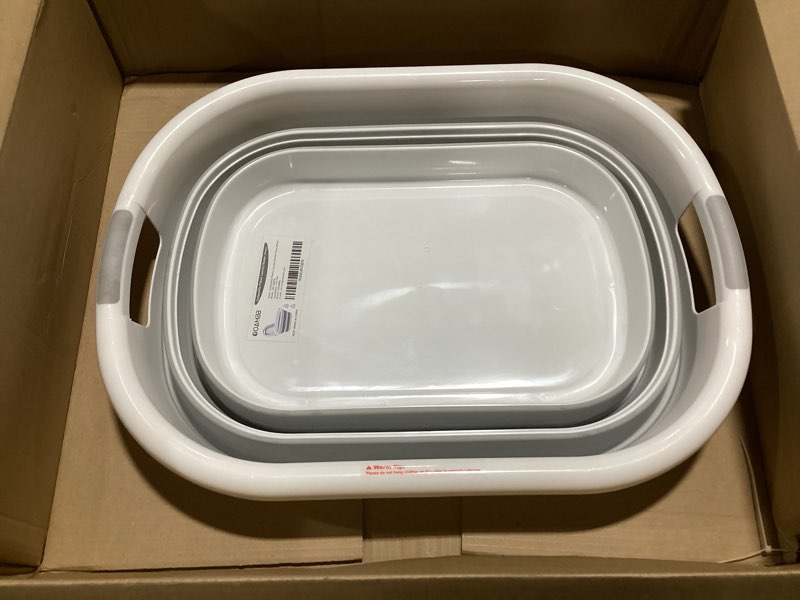 Condition photo showing Good Condition for ooambb 43l(11.5gallon) collapsible laundry basket plastic, pop up laundry hamper/storage container, foldable laundry basket with large capacity,sturdy,space saver