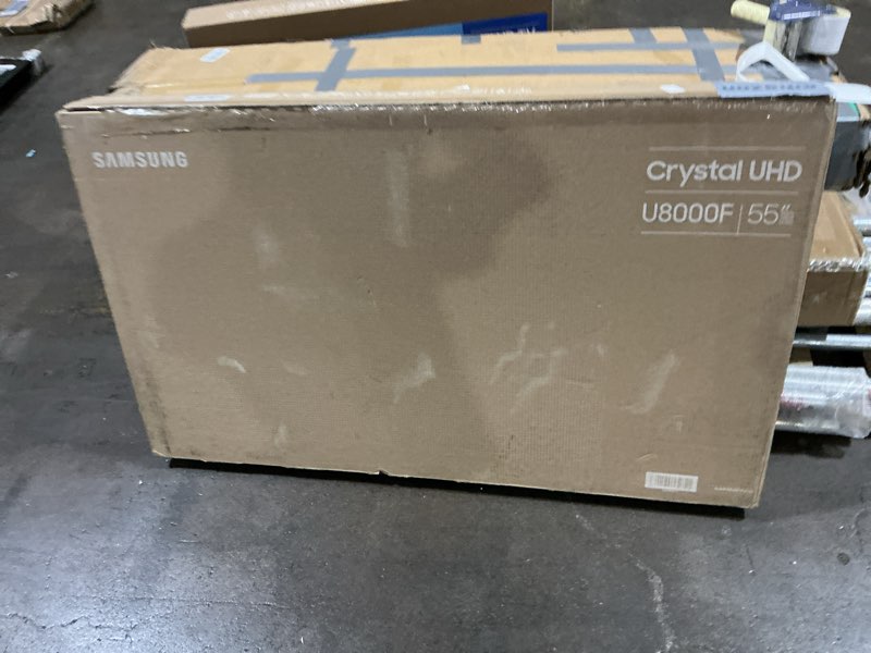 Condition photo showing New/Like New for Samsung 55-Inch Class Crystal UHD U8000F 4K Smart TV (2025 Model) Endless Free Content, Crystal Processor 4K, MetalStream Design, Knox Security, Compatible with Alexa