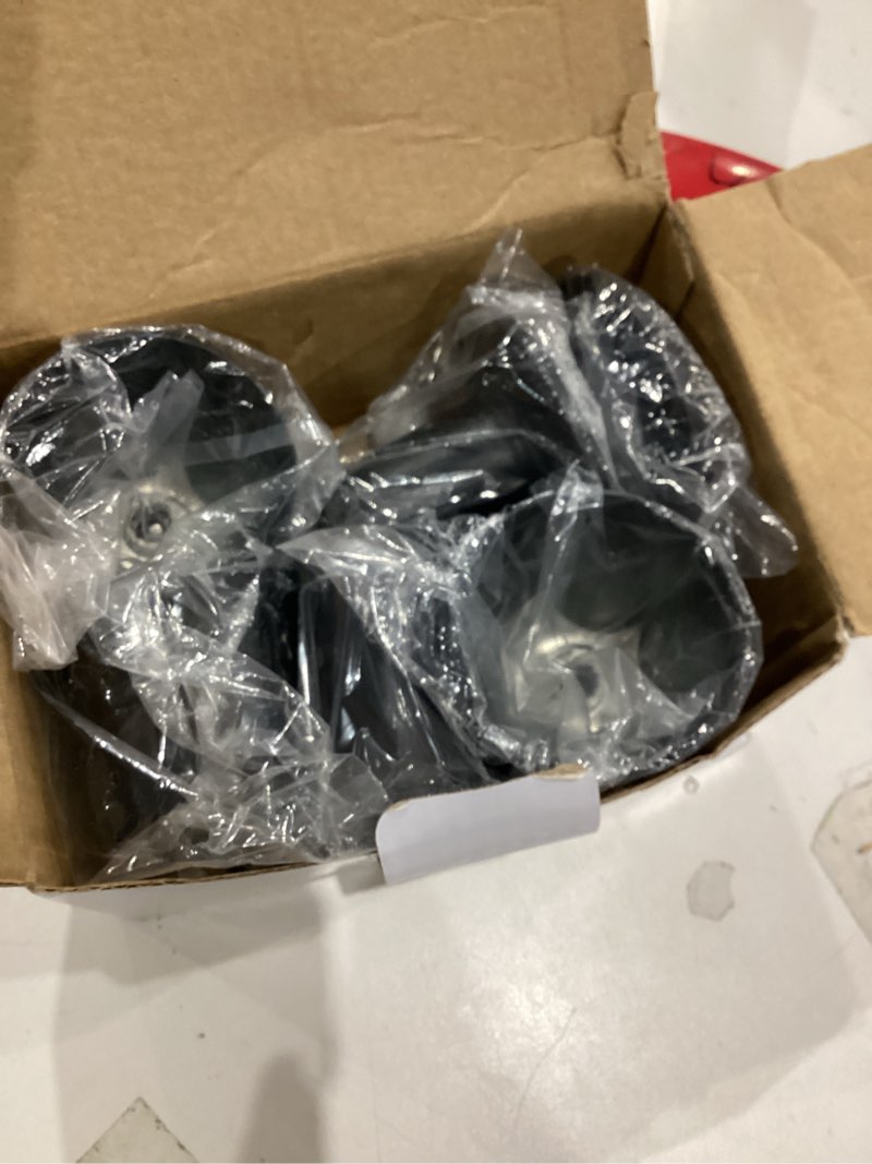 Condition photo showing Good Condition for Coolfell Metal Matte Black Shower Knob 3 Piece Replacement, Compatible with Price/Pfister Verve Tub Shower Handle, 3 Faucet Handle Trim Kit, 12 Point Broach Shower Knobs, Height 2.35 in Width 2.35 in