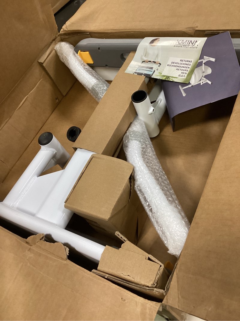 Condition photo showing Good Condition for KMINA Toilet Safety Rails for Seniors, Heavy Duty Frame with Handles, Adjustable Height and Width, Handicap Grab Bars