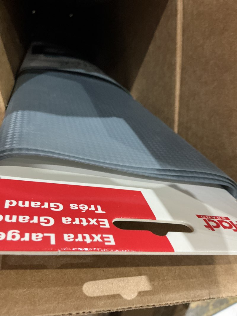 Condition photo showing Good Condition for con-tact brand under sink mat, waterproof mat for under kitchen sink, bathroom, and laundry room, non-adhesive and durable shelf liner, easy to clean, 24" x 48", graphite