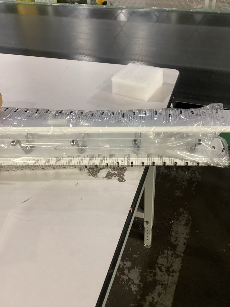 Condition photo showing New/Like New for Coat Rack Wall Mount 2 Pack, White Coats Hangers with 6 Metal Silver Hooks for Hanging Jacket, Coat and Bags Hook Single Prong, Wall-Mounted Hanging Hooks for Hats, Clothes in The Entryway, Bedroom