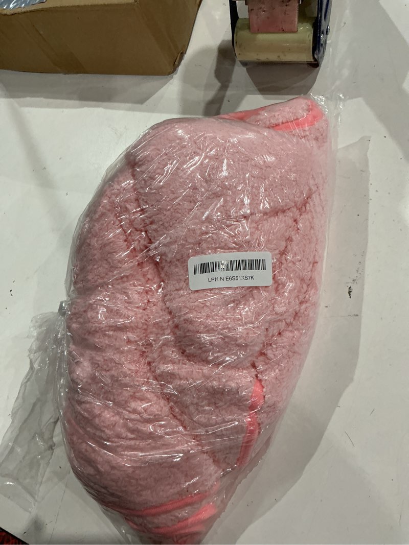Condition photo showing Good Condition for bienbee dog bathrobe, quick drying super absorbent dog robes for after bath, warm keeping dogs towel, dogs bath supplies, pink xxl xx-large pink