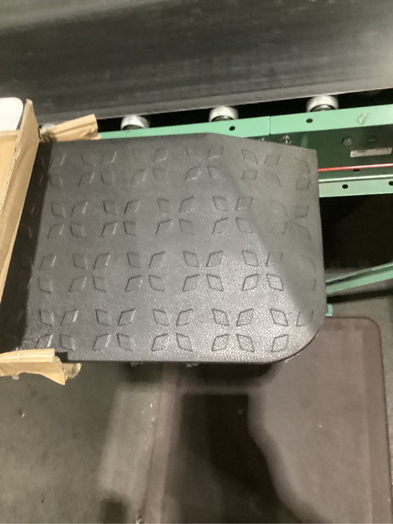 Condition photo showing Good Condition for ruedamann 2" rise rubber threshold ramp, 42.9" wide wheelchair ramp, 2200 lbs capacity, entry ramp, curb ramp with non-slip surface, for wheelchairs, scooter, power chairs, driveways polaris anti-slip design 2" rise