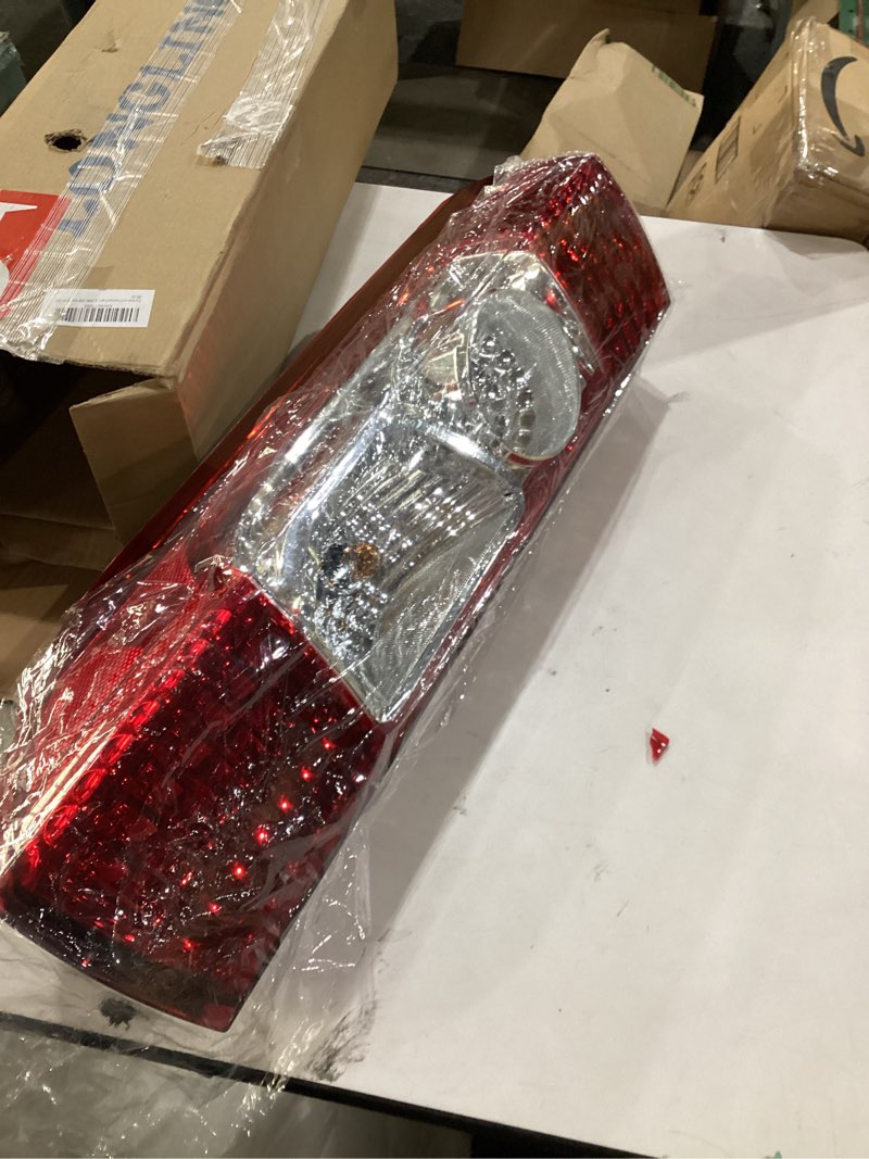 Condition photo showing As Is for sailin replacement passenger right side tail light rear lamp without circuit fit ram promaster 1500, 2500, 3500 from 2010-2022 passenger (rh) side
