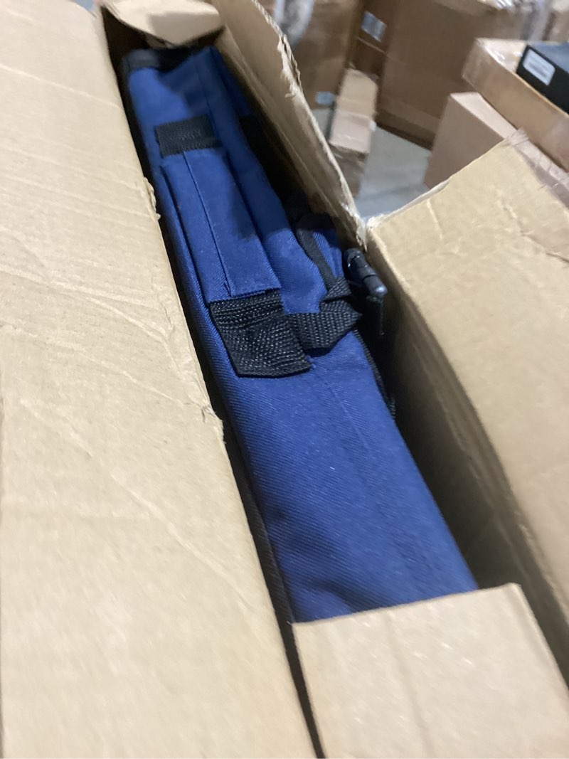 Condition photo showing Good Condition for large cat carrier 24"x16.5"x16.5" portable dog crate for small medium dogs collapsible traveling pet crate with collapsible bowl 24"x16.5"x16.5" (no litter box) blue