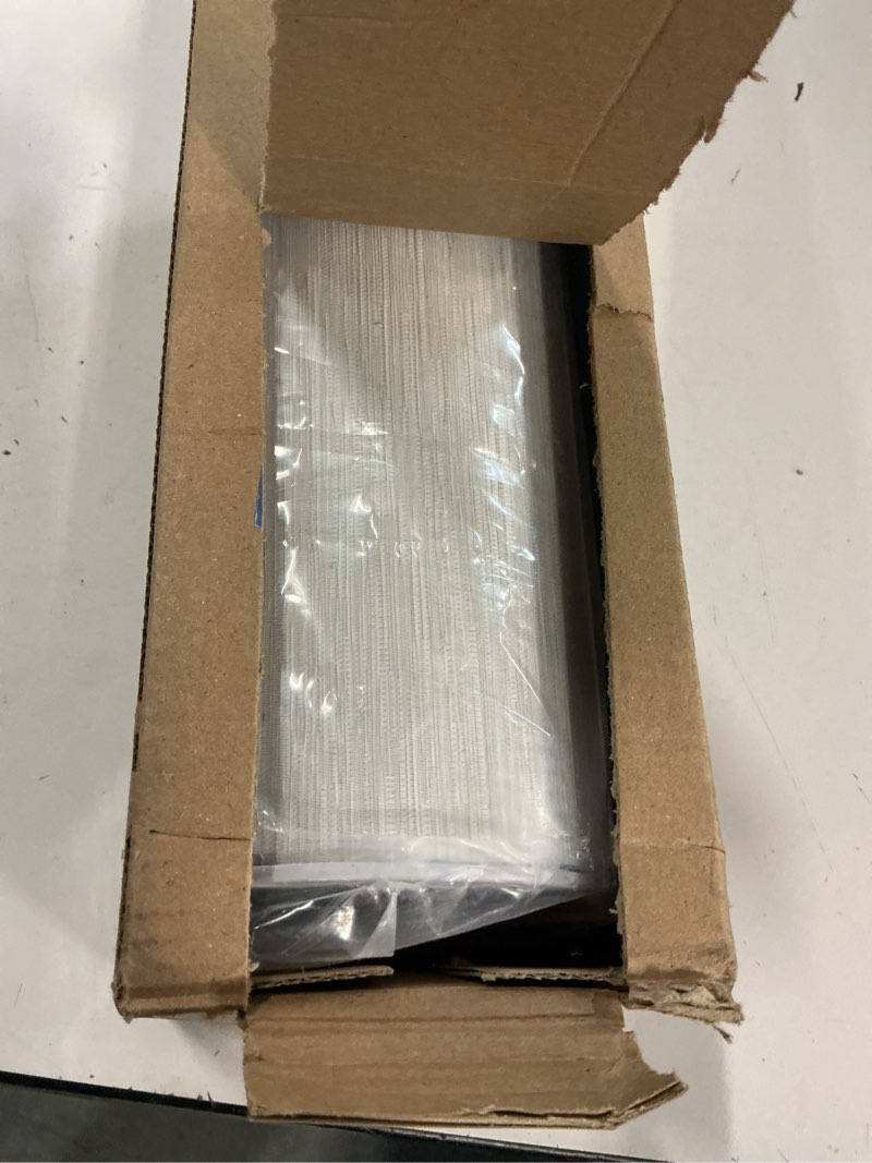 Condition photo showing Good Condition for joydeco natural woven roller shades for indoor windows, cordless blackout blinds with curved valance, thermal insulated uv protection privacy window shades for home and office 28”x64” 