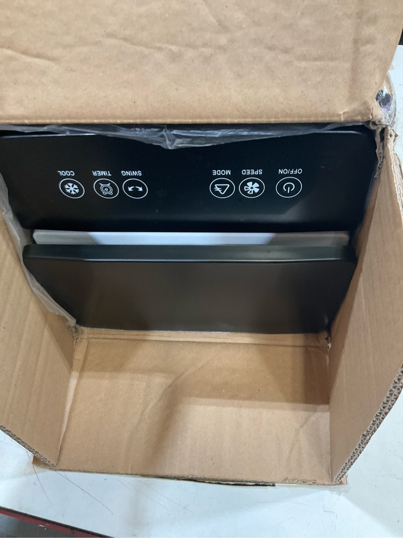 Condition photo showing Good Condition for portable air conditioners, 8l evaporative air cooler with remote and led display, 60w energy-efficient, 3 speeds & 4 modes, 12h timer, 120°oscillation, portable ac units for rooms bedroom home office