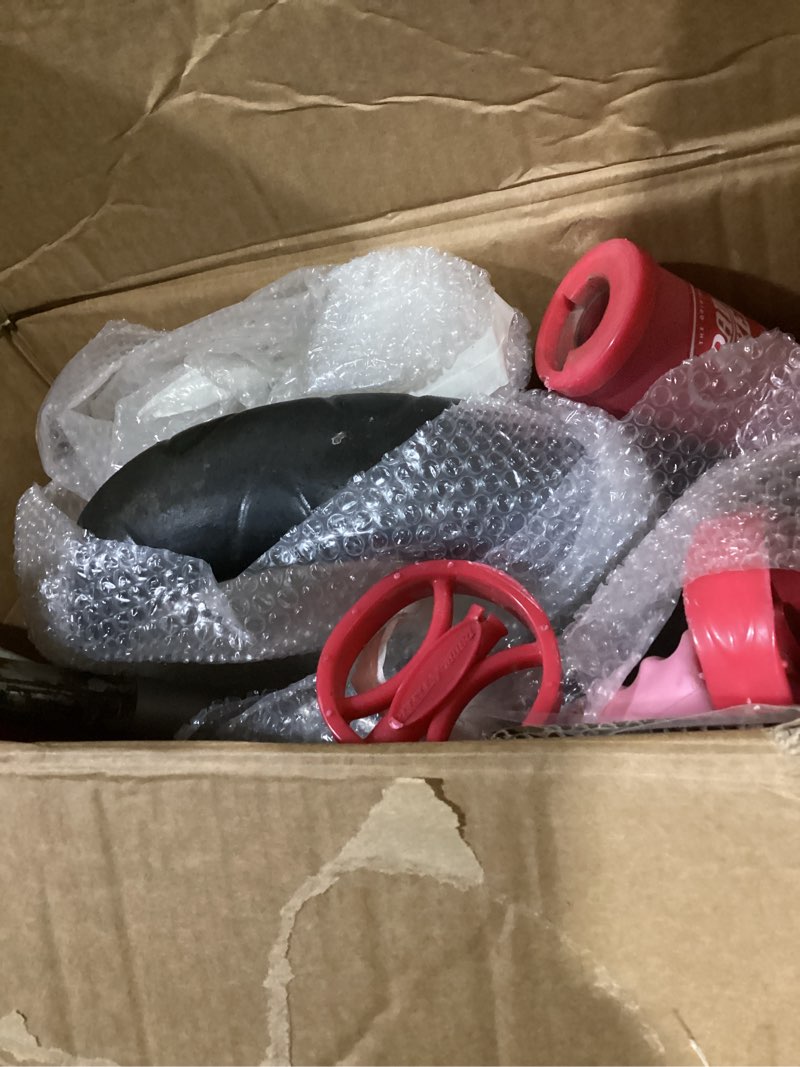 Condition photo showing Good Condition for radio flyer pink rider trike, ages 2.5-5, adjustable seat, steel construction, quiet ride wheels, storage bin, comfort grip handlebars, tricycle for toddlers, amazon exclusive