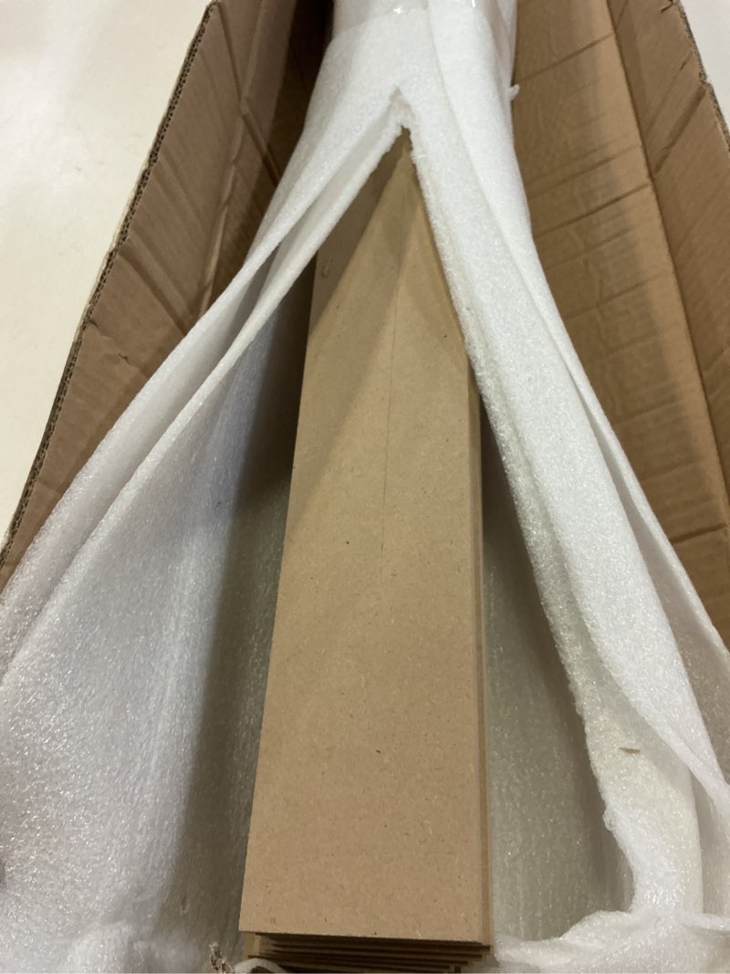 Condition photo showing Good Condition for Weysat 1 Set 94.5in x 47.2 in Mdf Board and Batten Wall Panel Kit Premade Wainscoting Panels Decorative Wall Molding Trim Slats Paintable Accent Kit for DIY Home Bedroom Living Room Decor 1 94.5"L x 47.2"W