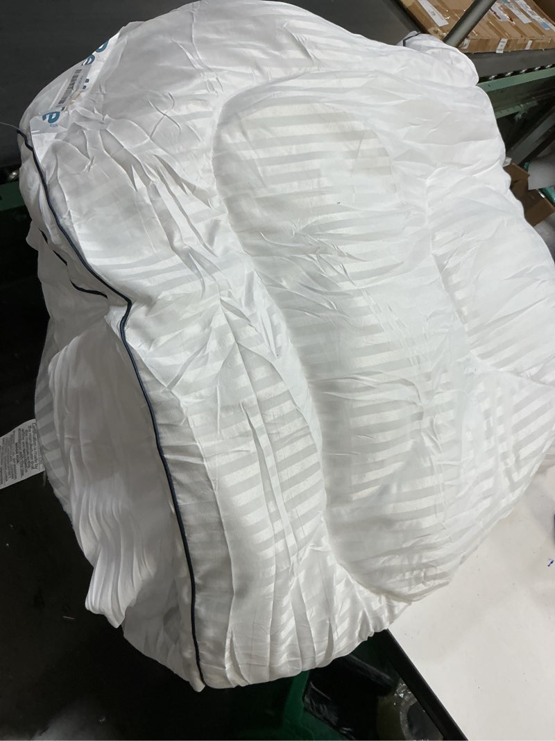 Condition photo showing As Is for BEDLORE Queen Mattress Topper, Thick Pillow Top Bed Cover for Back Pain Relief, Soft Mattress Pad wi
