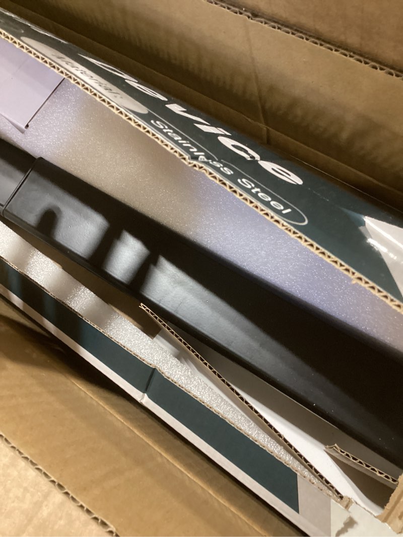 Condition photo showing Good Condition for ironwalls alarm panic bars for exit doors 27.5”, commercial door push bar panic exit device with alarm, exterior door lever, stainless steel emergency exit door push bar for 27.5”-41” doors 27.5 inch black (with alarm)