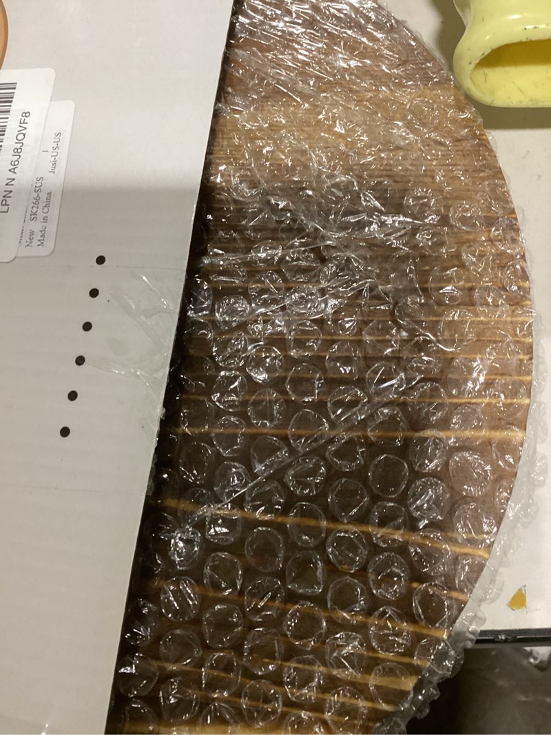 Condition photo showing New/Like New for Mixer Slider Compatible with 5.5-8 QT Kitchen Aid Stand Mixers, Kitchen Countertop Storage Mover Sliding Caddy Mixer Slider Mat for Kitchen Aid Stand Mixer Accessories Attachment (Pine Wood - Brown) for 5.5-8 QT Brown Wood